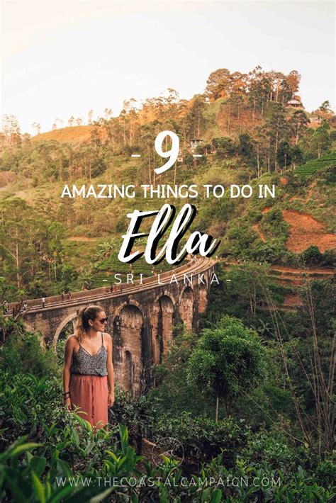 A Woman Standing On Top Of A Lush Green Hillside With The Words