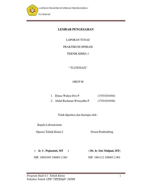 7 Contoh Lembar Pengesahan Untuk Berbagai Keperluan