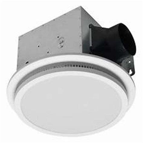 HOMEWERKS WORLDWIDE Round Decorative White 80 CFM Ceiling And Wall