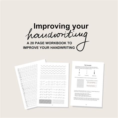 Improve Your Handwriting A Full Guide With Exercises Etsy