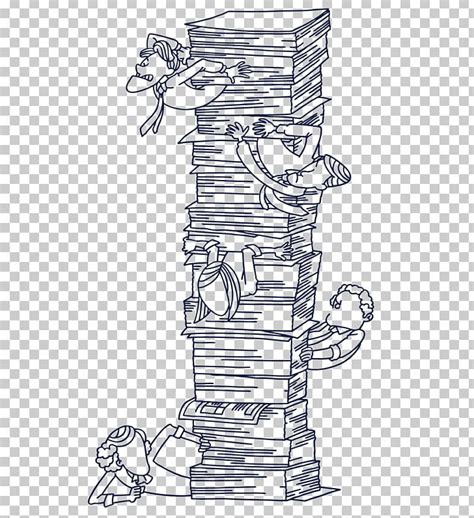 Book Stack Png Clipart Artwork Black And White Book Book Cover