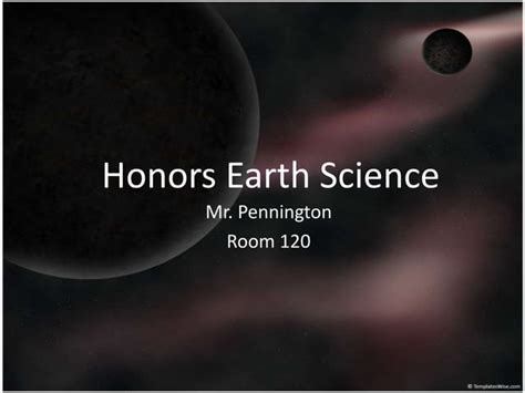 Honors Earth Science Introduction PPT