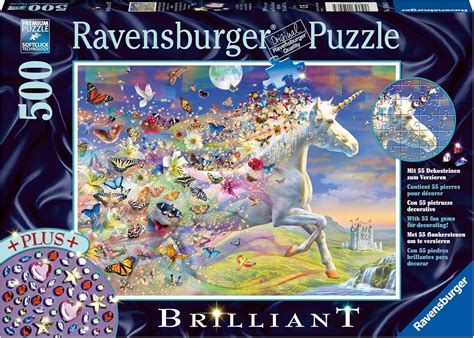 Ravensburger 15046 500 Piece Brilliant Puzzle Multicoloured Uk Toys And Games