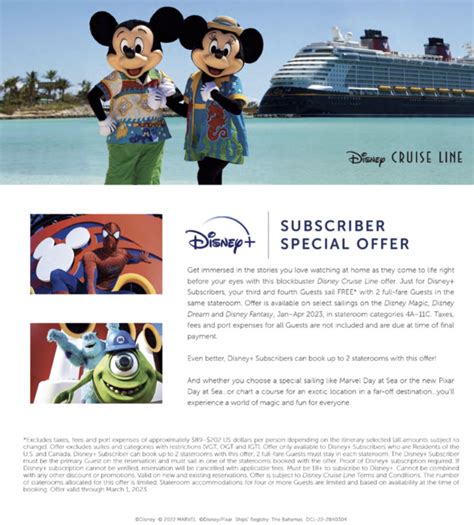 Disney Cruise Line Offers Discount for Disney+ Subscribers ...