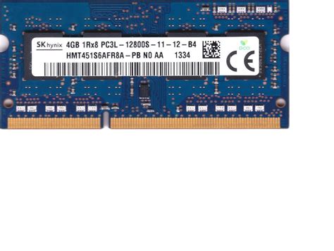 Hynix 4 GB DDR3L Laptop Ram 1600 MHz 12800U MHz SODIMM With 3 Year