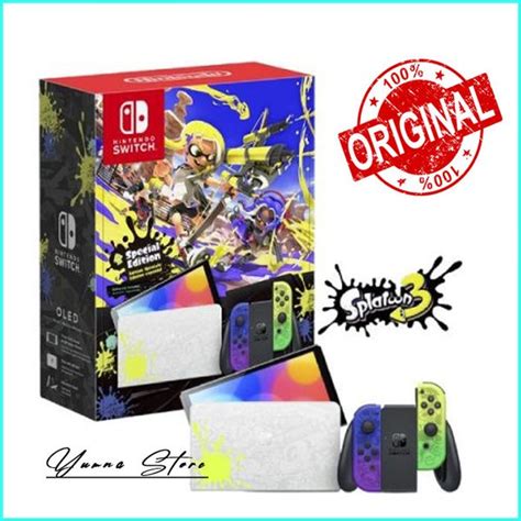 Jual Nintendo Switch Oled Console Splatoon 3 Limited Edition Di Lapak