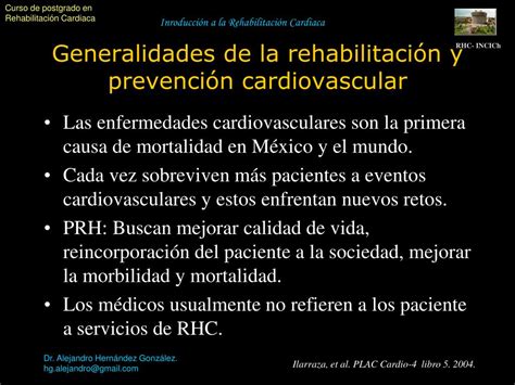 Ppt IntroducciÓn A La RehabilitaciÓn Cardiaca Powerpoint Presentation Id4841563