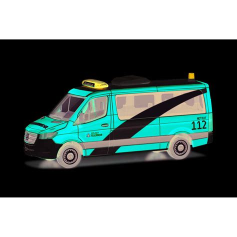 Herpa Mb Sprinter Flachdach Berliner Feuerwehr Ma Stab