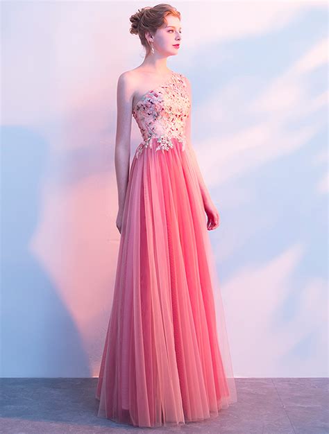 Beautiful Long Tulle Prom Dress Puffy Sleeve Formal Evening Gown Florashe