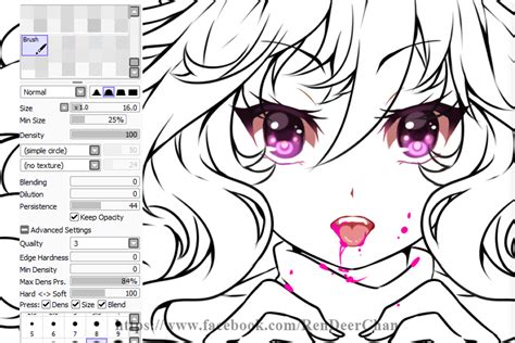 Best Paint Tool Sai Lineart Settings Brush Dsaebd