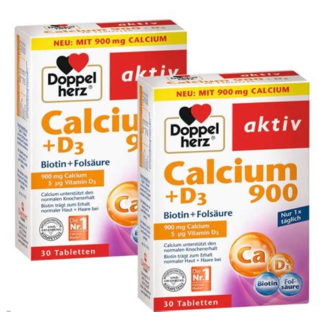 Doppel Herz Calcium 900 D3 Biotin A30 Apoteka Al Hana