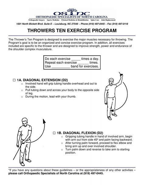 Throwers Ten Exercise Program