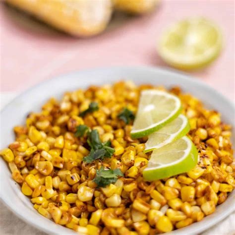 Skillet Charred Corn Blackened Corn