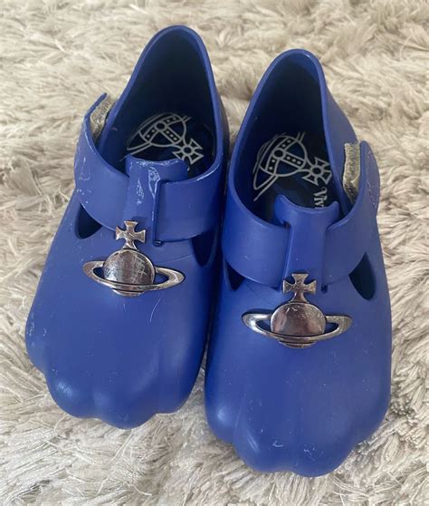 Mini Melissa Azul Vivienne Westwood Anglomania Calçado Infantil para