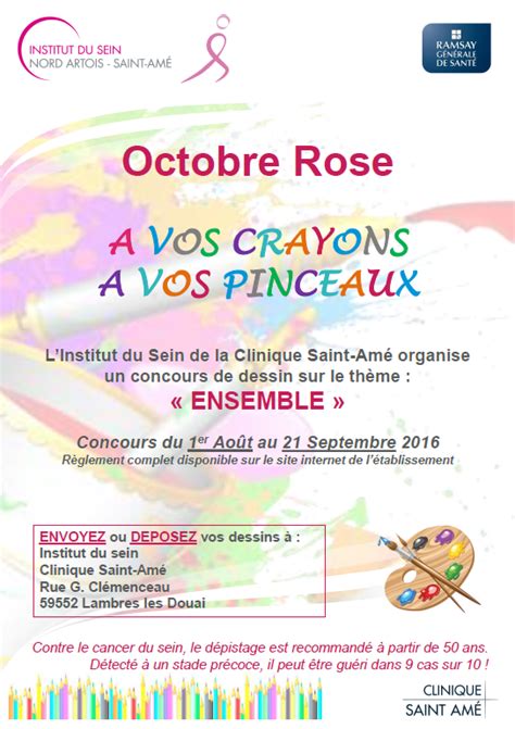 Saint Amé lance sa campagne pour Octobre rose Clinique Saint Amé