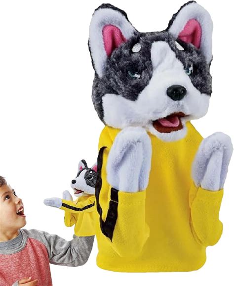 Kung Fu Animal Toy Husky Guantes Muñeca Juego para niños juguete de