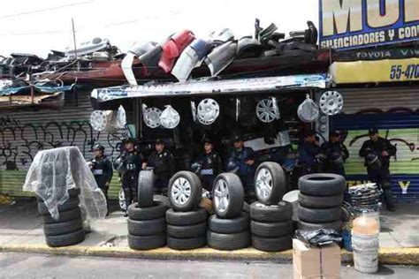 Las 5 autopartes más robadas en CDMX elnorte