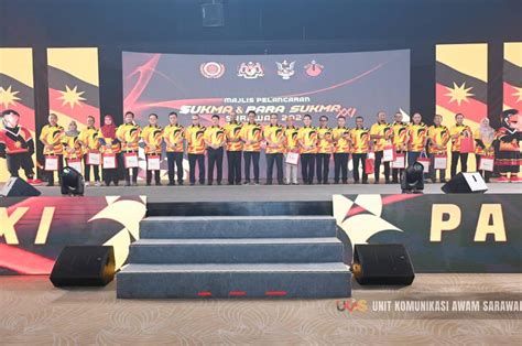 Majlis Pelancaran Sukma Xxi Sarawak Para Sukma Xxi Sarawak