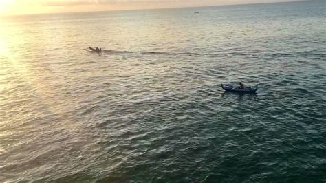 Mancing Dengan Sunset Terbaik Honeymoon Beach Jimbaran Youtube