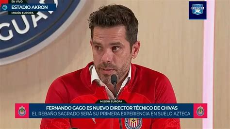 Fernando Gago habla de posibles refuerzos en su presentación con Chivas