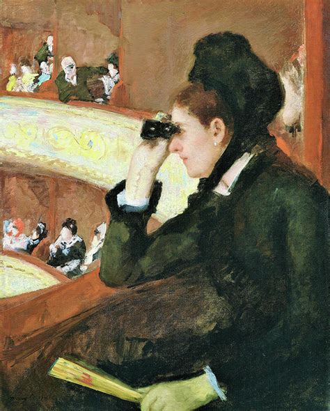 Woman In A Loge Cassatt