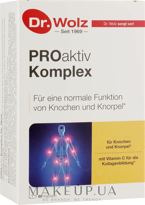 Пищевая добавка для хрящей и суставов - Dr.Wolz PROaktiv Komplex ...