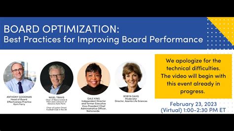 Board Optimization Best Practices For Improving Board Performance