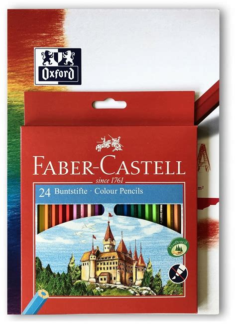 Faber Castell Kredki Kolory Zamek Blok Oxford