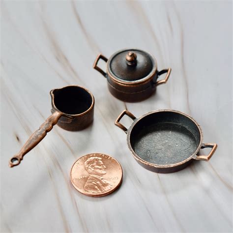 Miniature Doll Pots And Pans Etsy