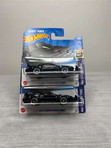 Hot Wheels Knight Rider KITT Super Pursuit Mode HW Screen Time Etsy