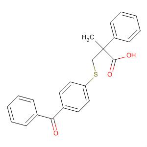 Benzenepropanoic Acid A Benzoylphenyl Thio Methyl