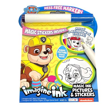 Paw Patrol Imagine Ink Sticker Book Walmart