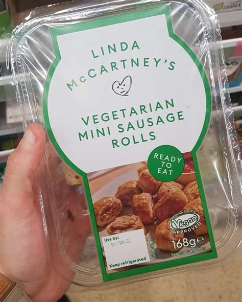 Linda McCartneys Vegetarian Mini Sausage Rolls 168g Vegan News Net