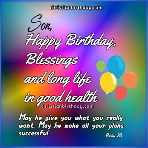 Religious Birthday Messages For My Son - Kay Kimmie