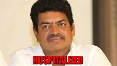 telugu actor shivaji raja hospitalized read details