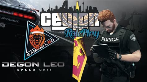 CEYLON RP බක හර භශන OFFICER DEGON LEO GTA Roleplay LIVE