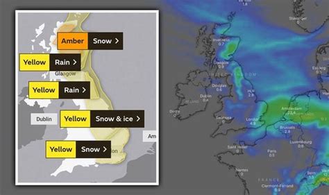 Met Office Warnings Snow Storm Darcy To Smash Uk With 10 Inches As