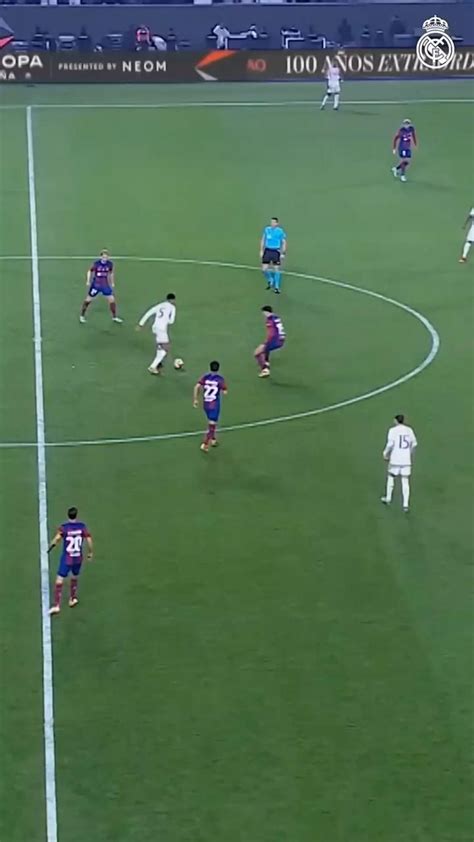 Vinicius Jr Hattrick Vs Barcelona Supercup Final Video In