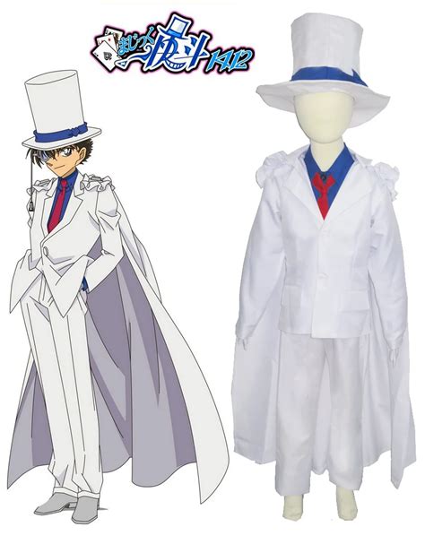 Free Shipping Case Closed Detective Conan Kaito Kid Gentleman Thief ...