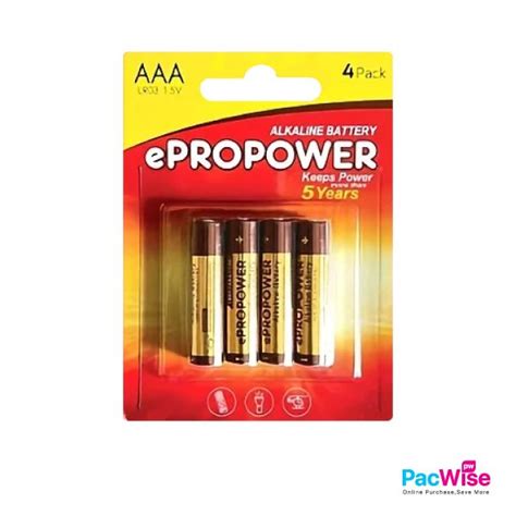 Alkaline Battery Aaa Epropower Bateri Alkali Lr V Buy Battery