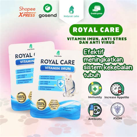 Jual VITAMIN Obat Daya Tahan Tubuh Imunitas Imun Kucing Sehat ROYAL