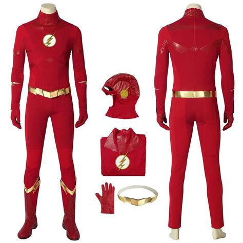 Costumes Reenactment Theatre The Flash Costume Cosplay Suit Barry Allen The Flash Season 5