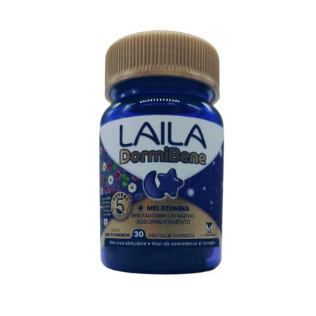 Laila Dormibene Integratore Naturale Ansia E Insonnia Gommose