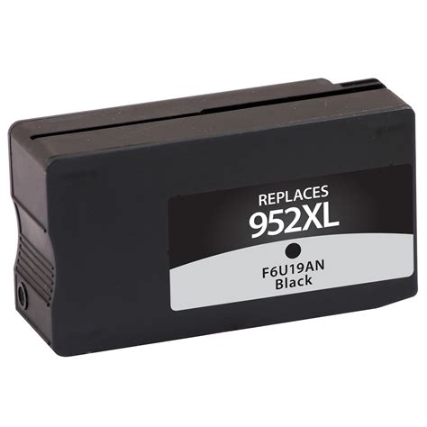 Hp 952xl Black High Capacity Ink Cartridge F6u19a Remanufactured