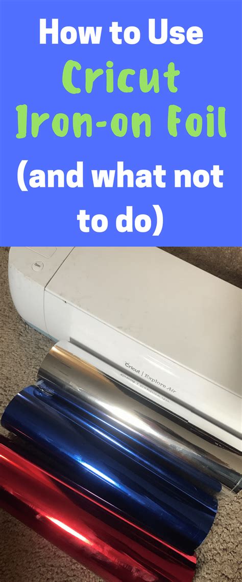 How To Use Cricut Foil Iron On And A Few Things Not To Do Clarks