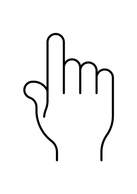 Pointer Finger Clip Art at Clker.com - vector clip art online, royalty ...