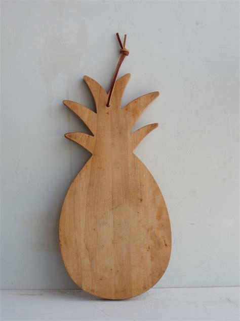 Vintage Wooden Pineapple Board By Dearoldsouls On Etsy