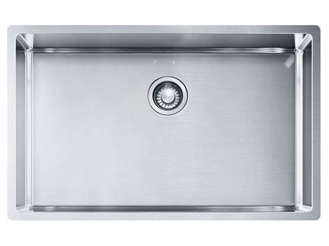 Franke Bow Bxx210 68 Single Bowl Insetundermountflushmount Sink Pack Type 3 Stainless Steel