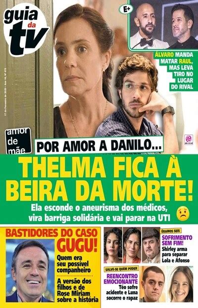 Bookplay Guia Da Tv Thelma Fica Beira Da Morte