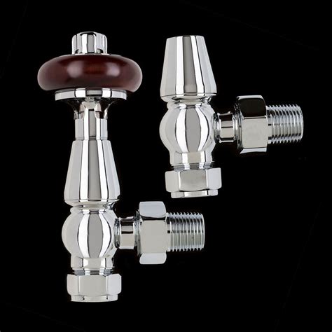 Polished Chrome Angled Thermostatic Valve Geyser Co Uk